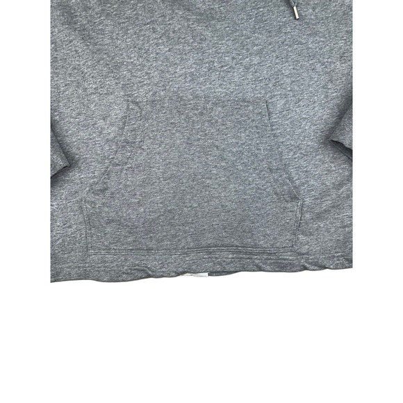 MONO B Sweatshirt Women's Size 1XL/2XL Grey Hooded Stretch Embroidered Lace - Picture 4 of 11